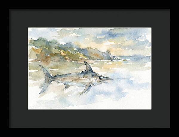 Swordfish Swimming In Tranquil Waters