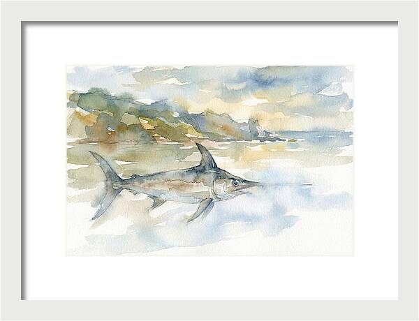 Swordfish Swimming In Tranquil Waters