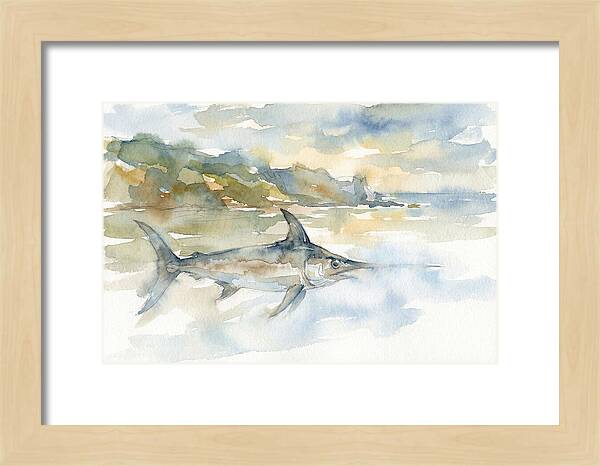Swordfish Swimming In Tranquil Waters