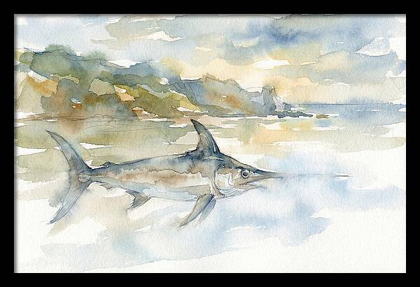 Swordfish Swimming In Tranquil Waters