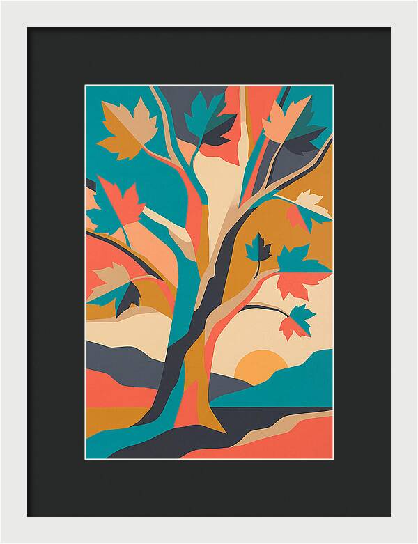 Sycamore Tree Silhouette