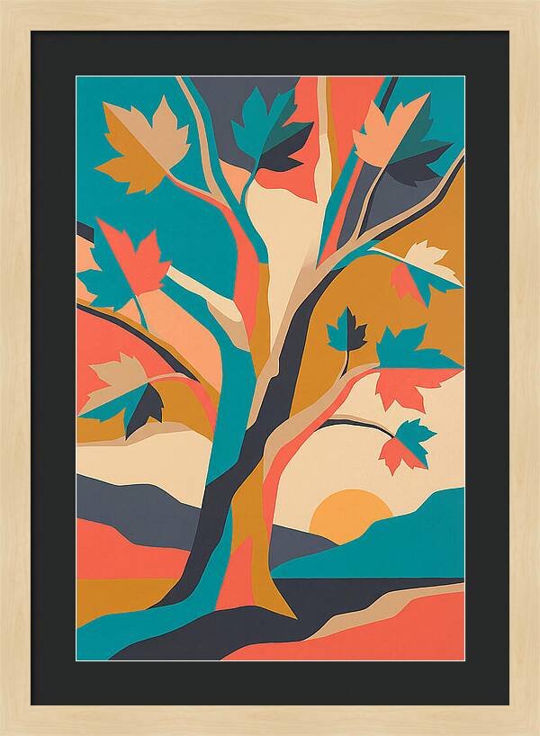 Sycamore Tree Silhouette