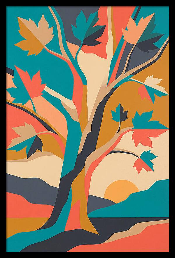Sycamore Tree Silhouette