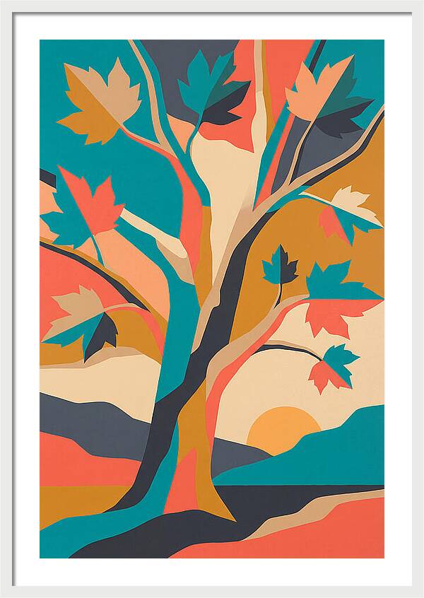 Sycamore Tree Silhouette