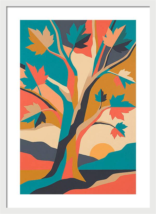Sycamore Tree Silhouette