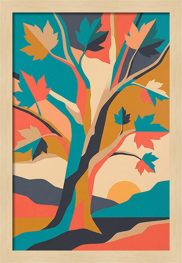 Sycamore Tree Silhouette