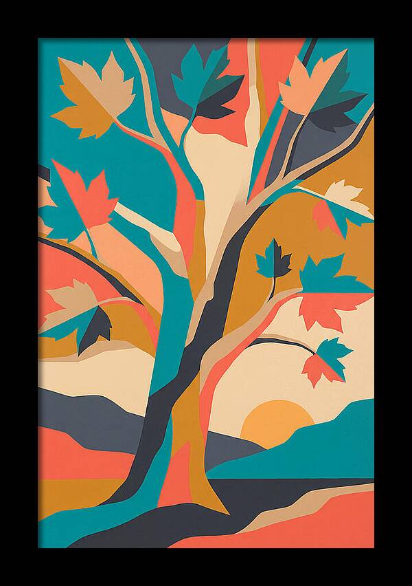 Sycamore Tree Silhouette