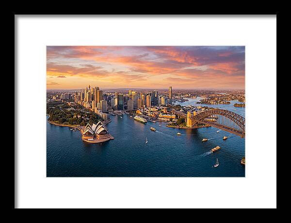 Sydney Harbour At Golden Hour