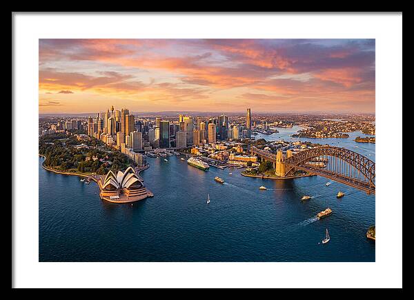 Sydney Harbour At Golden Hour