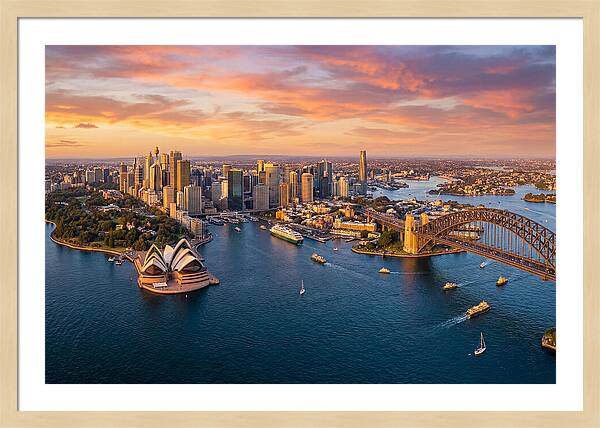 Sydney Harbour At Golden Hour