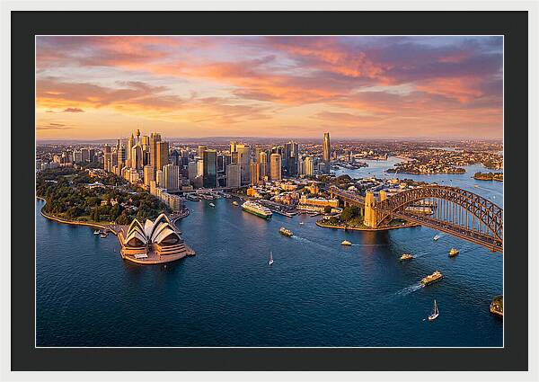 Sydney Harbour At Golden Hour