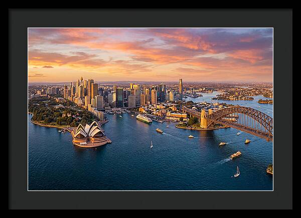 Sydney Harbour At Golden Hour
