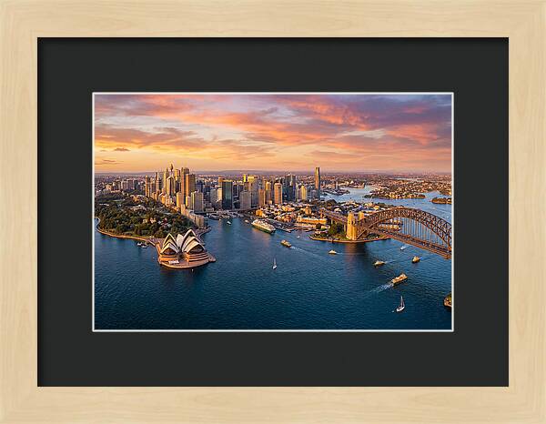 Sydney Harbour At Golden Hour