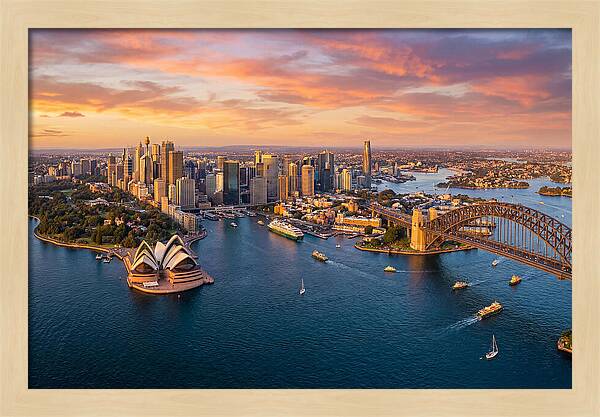 Sydney Harbour At Golden Hour