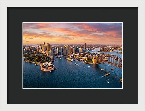 Sydney Harbour At Golden Hour
