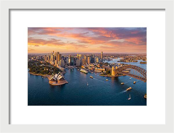 Sydney Harbour At Golden Hour