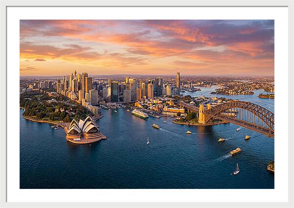 Sydney Harbour At Golden Hour