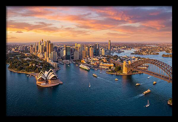 Sydney Harbour At Golden Hour