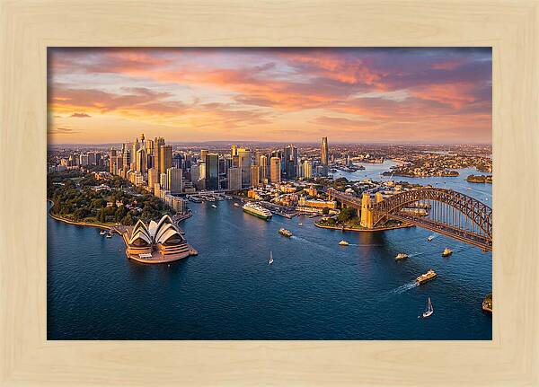Sydney Harbour At Golden Hour