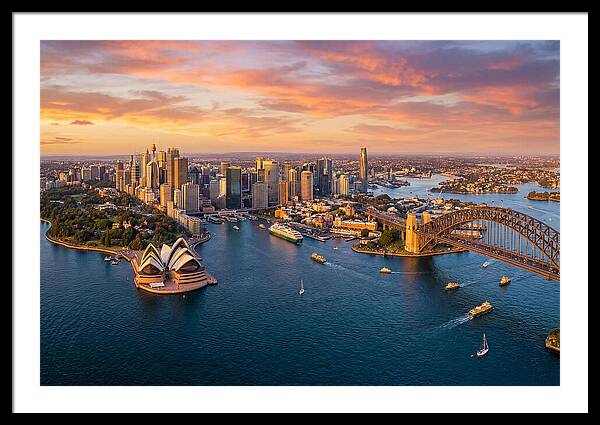 Sydney Harbour At Golden Hour
