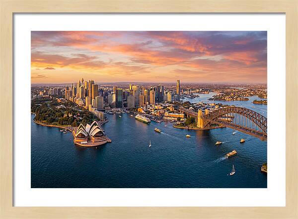 Sydney Harbour At Golden Hour