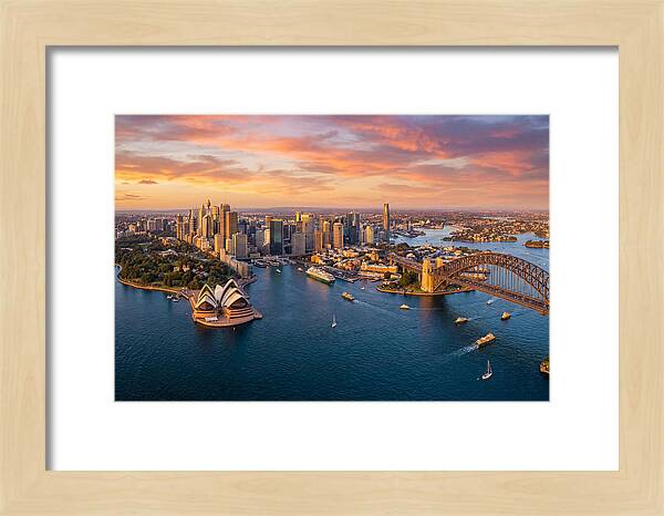 Sydney Harbour At Golden Hour