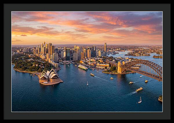 Sydney Harbour At Golden Hour