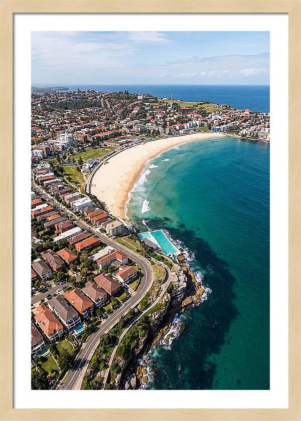 Sydneys Bondi Beach Aerial View