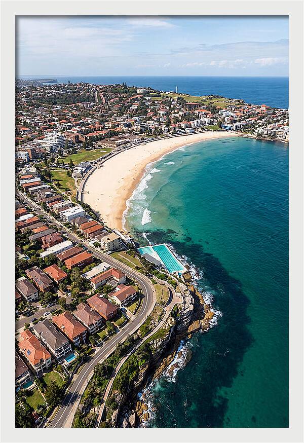 Sydneys Bondi Beach Aerial View
