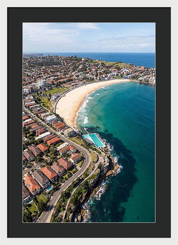 Sydneys Bondi Beach Aerial View