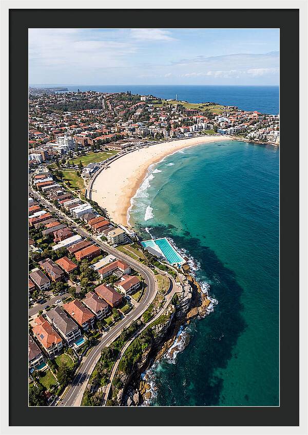 Sydneys Bondi Beach Aerial View