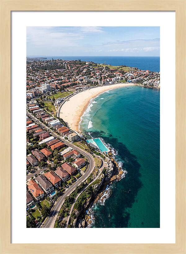 Sydneys Bondi Beach Aerial View