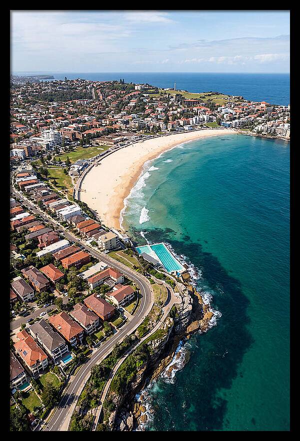 Sydneys Bondi Beach Aerial View