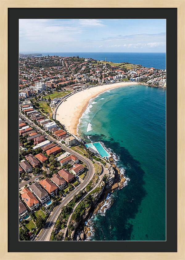 Sydneys Bondi Beach Aerial View