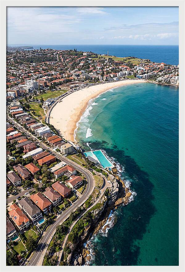 Sydneys Bondi Beach Aerial View