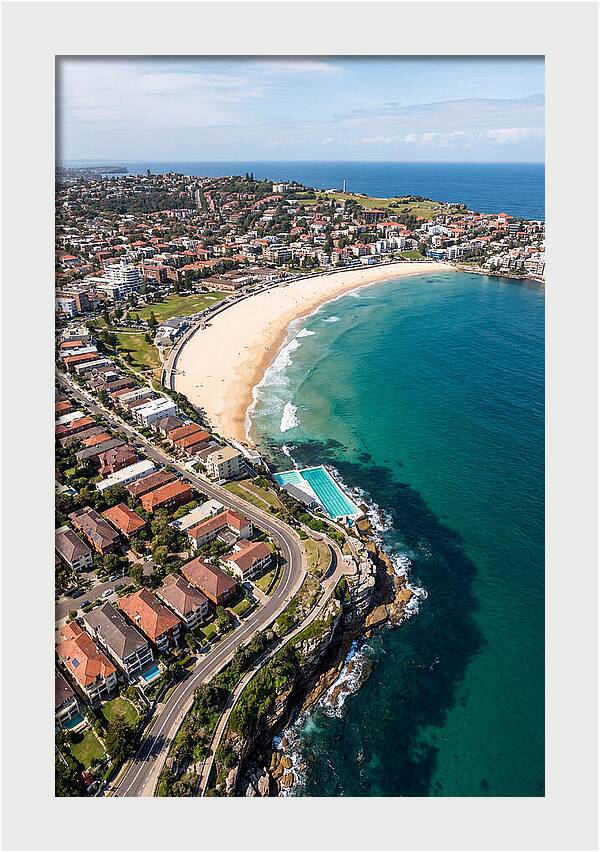 Sydneys Bondi Beach Aerial View