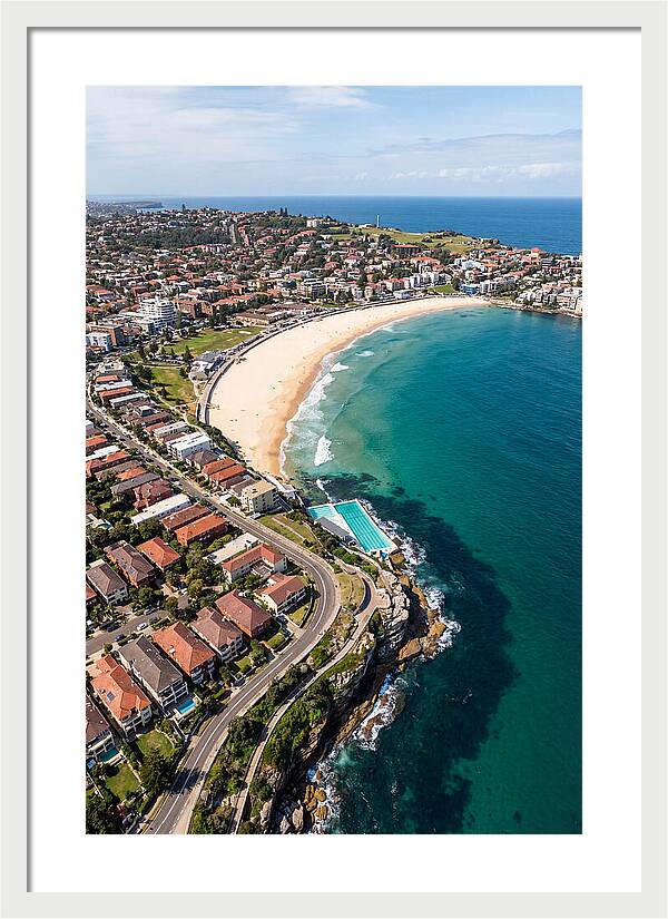 Sydneys Bondi Beach Aerial View
