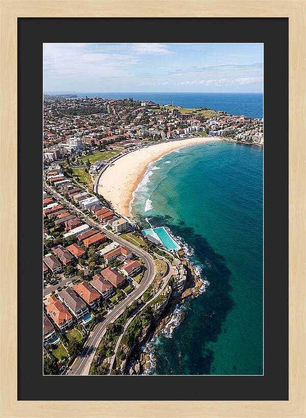 Sydneys Bondi Beach Aerial View