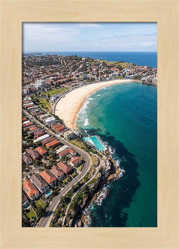 Sydneys Bondi Beach Aerial View