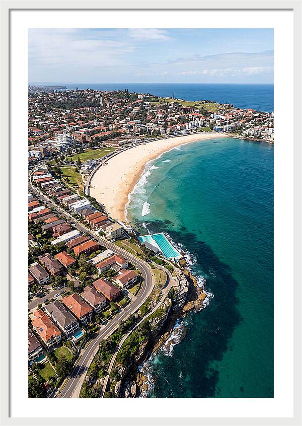 Sydneys Bondi Beach Aerial View
