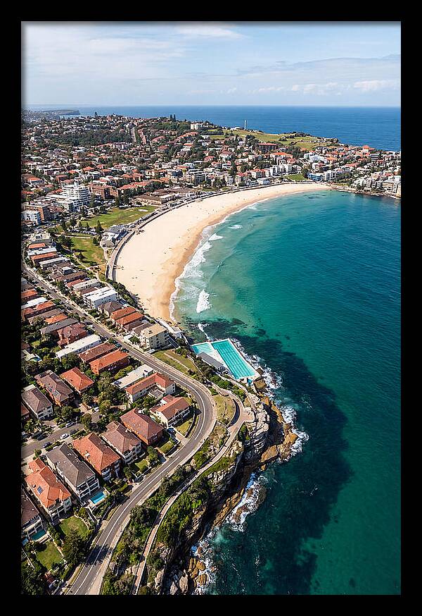 Sydneys Bondi Beach Aerial View