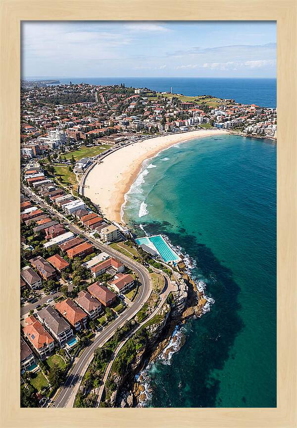 Sydneys Bondi Beach Aerial View