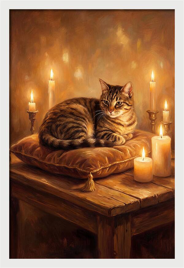 Tabby Cat Serenity
