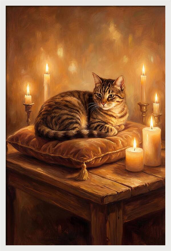 Tabby Cat Serenity