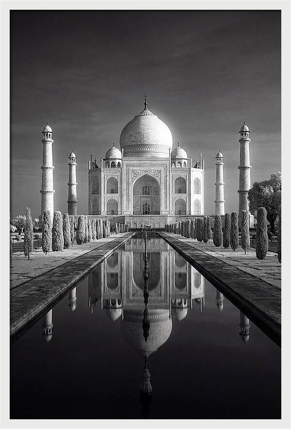 Taj Mahal Dawn Reflection
