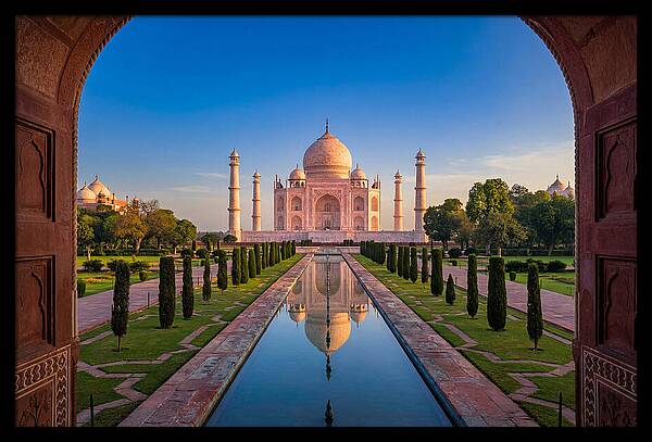 Taj Mahal From The Great Gate