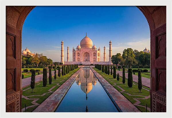Taj Mahal From The Great Gate