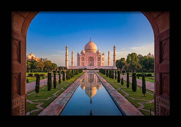 Taj Mahal From The Great Gate