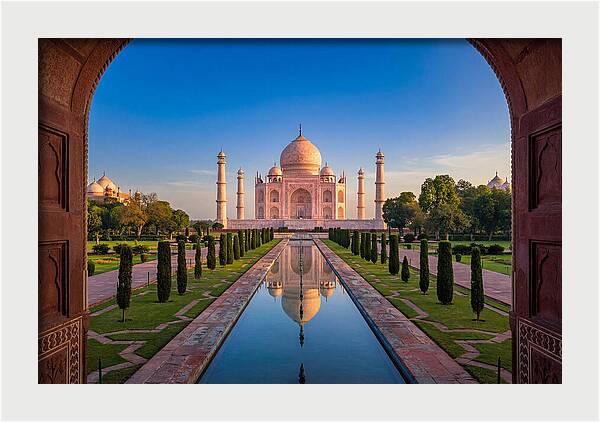 Taj Mahal From The Great Gate