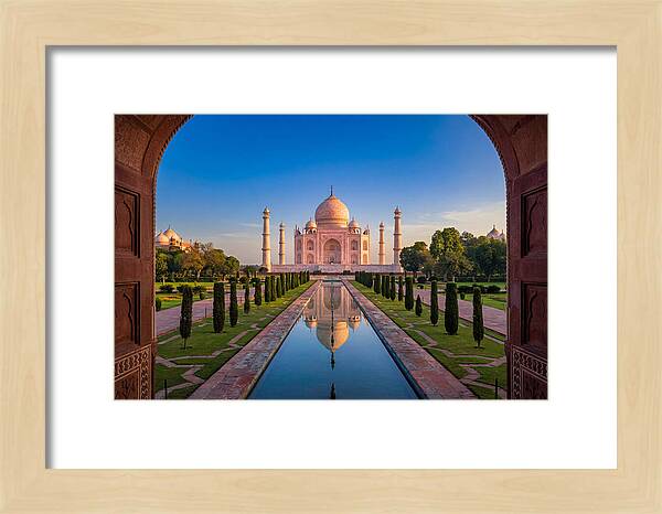 Taj Mahal From The Great Gate